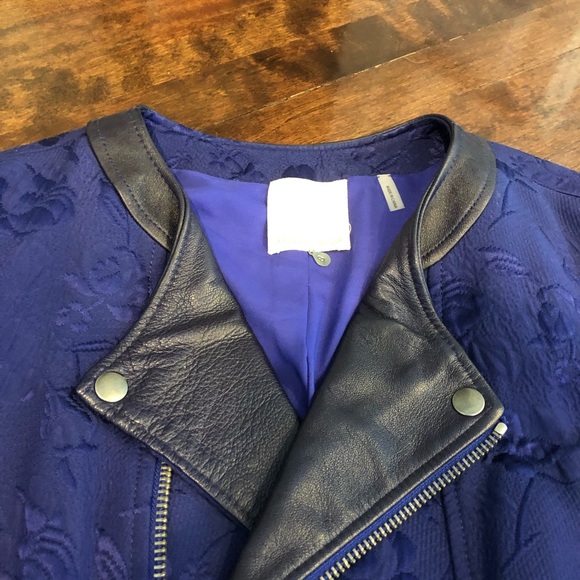 BOGO Rebecca Taylor 100% Real Lamb Leather Jacket - Picture 8 of 16